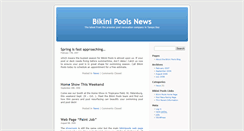 Desktop Screenshot of blog.bikinipools.com
