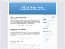 Tablet Screenshot of blog.bikinipools.com